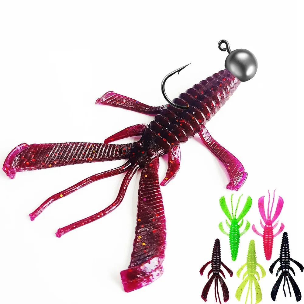 

Sea Yolo 1 Set 8.3cm/3.5g Lead Head Hook Soft Bait Round Ball Jig Head Hook Fishing Lures Artificial Bait For Sea Bass Fishing