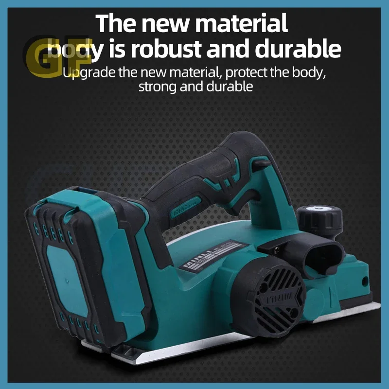 18V Rechargeable Electric Planer Electric Brush arpentry Router Wood Woodworking Trimming Cutting Machine Thicknesser Power Tool 3