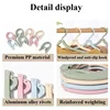 10-50pcs Drying Rack Folding Multifunctional Simple Folding Dress Rack Travel Portable Plastic Clothes Rack Saves Space Bracket 5