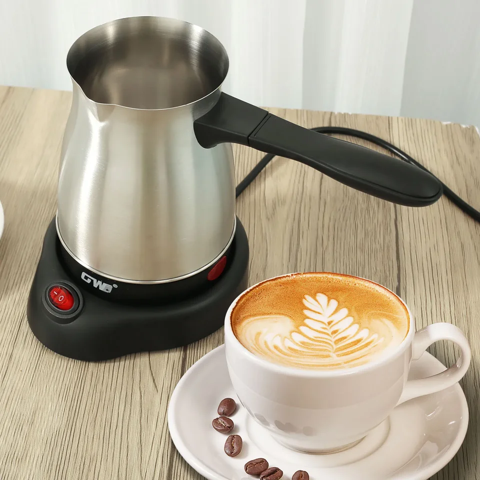 Stainless Steel Electric Turkish Coffee Maker 600ml