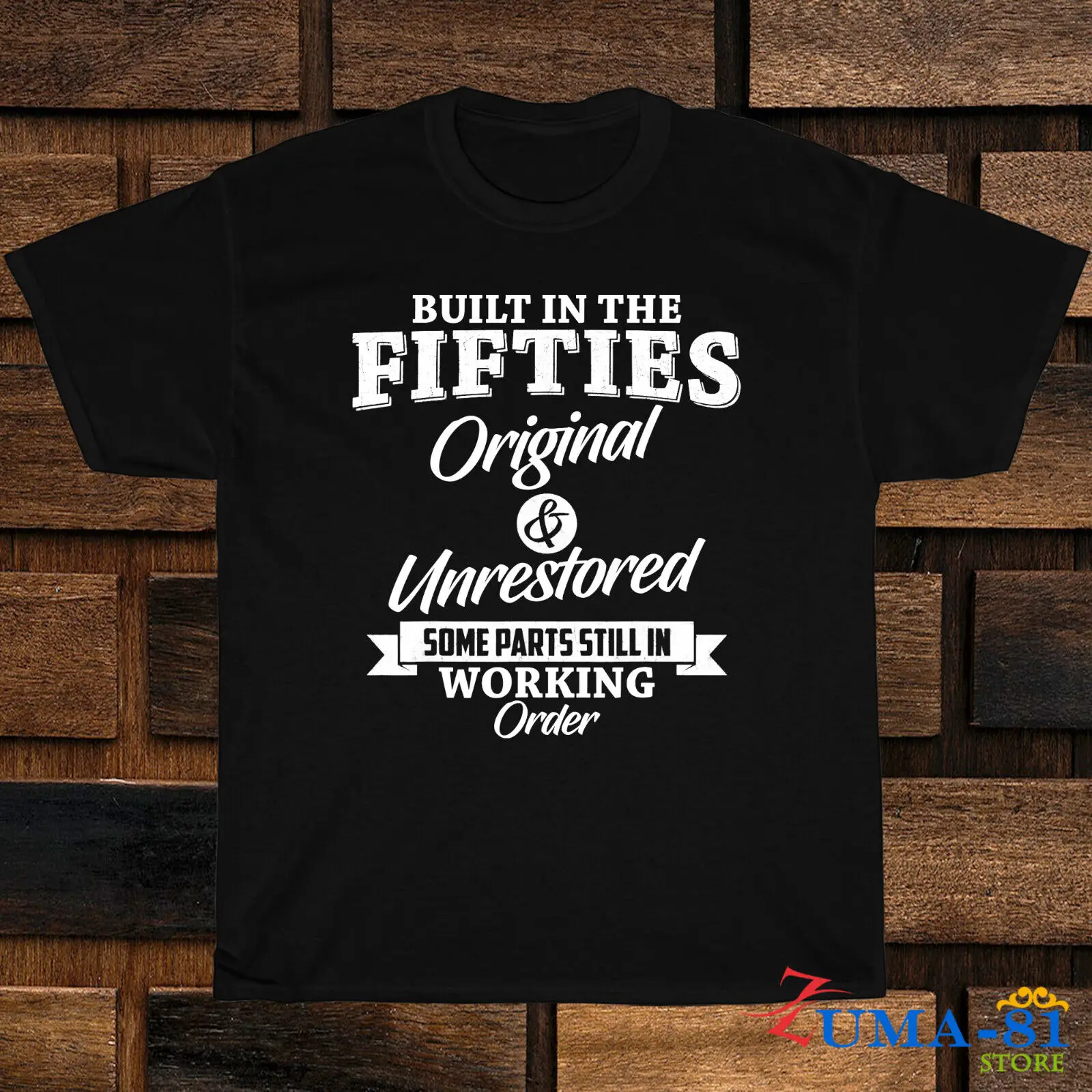 Nuova Maglietta Di Compleanno Degli Anni '50 Degli Anni '50 Integrata A Maniche Lunghe O Corte