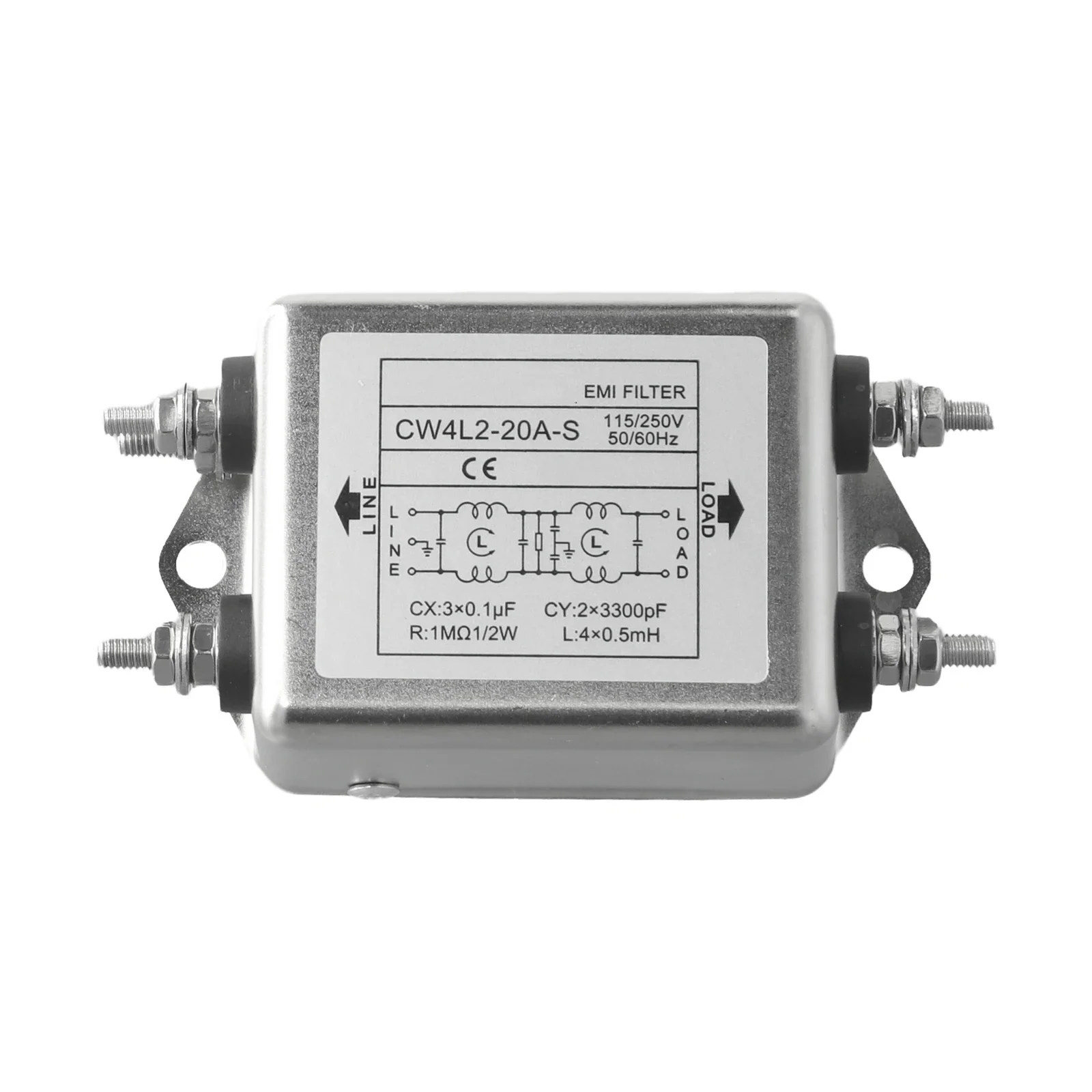 패션 전자 부품 전원 필터 전기 필터 115/250VAC 50/60Hz 최고의 브랜드의 새로운 버기 CW4L2-10A-S