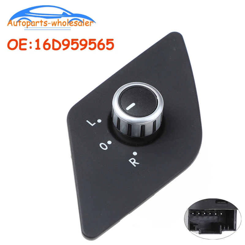 Car 16D959565 Fit For VW volkswagen Jetta MK6 2011 2014 Mirror Adjuster Switch Rear View Mirror