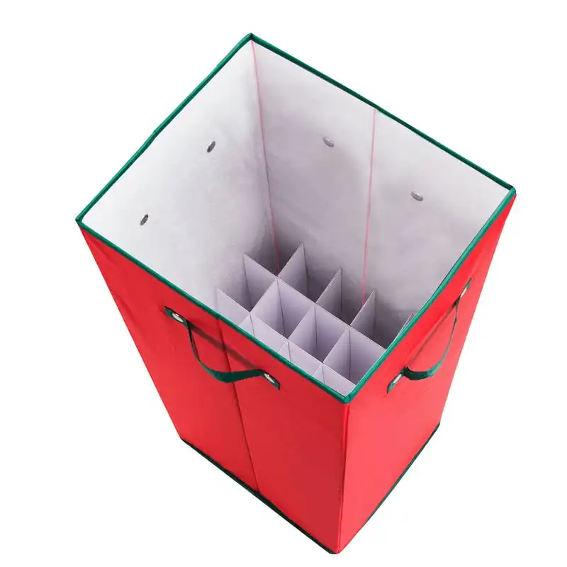 

Stor All Occasion Vertical 30 Inch Wrapping Paper Storage Box with Lid, Red