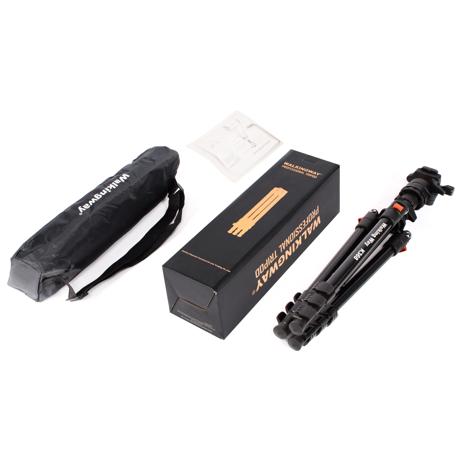 Walkingway-62.99 인치 카메라 삼각대, 알루미늄 휴대용 여행 경량 컴팩트 삼각대, 볼 헤드 포함, 카메라 프로젝터 이젤