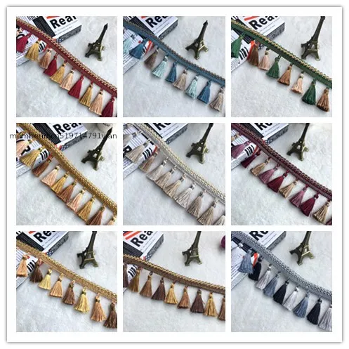 

5 meters / wholesale 8.5 CM long curtain lace tassel edge acrylic crystal pendant curtains DIY accessories curtain fabric