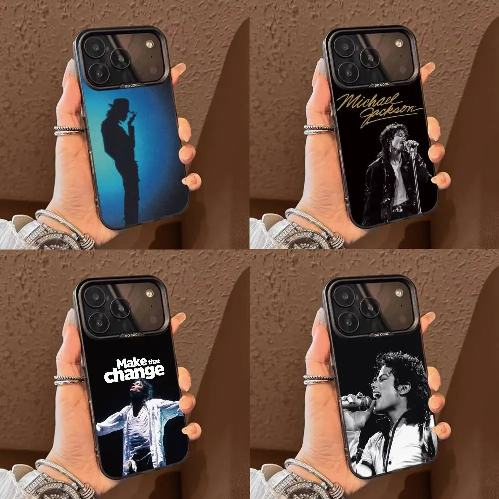 King of Pop Michael Jackson Colorful Silver Black Phone Case Cover