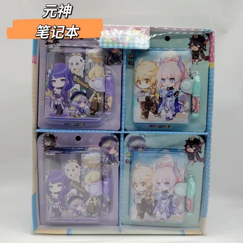 

16Pcs/lot Game Genshin Impact Notebook Diary Agenda Notepad Stationery Gift