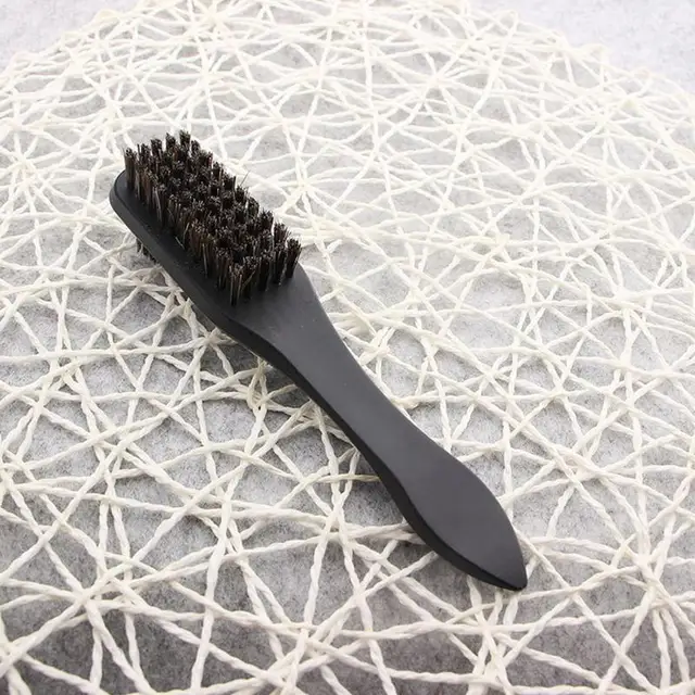 Cipő Kefe Nubuck Csizma Tisztító Kétoldalas Lófoganfogantyú Cipőefe Puha Hajjal Többfunkciós Szerszámok - Image 2