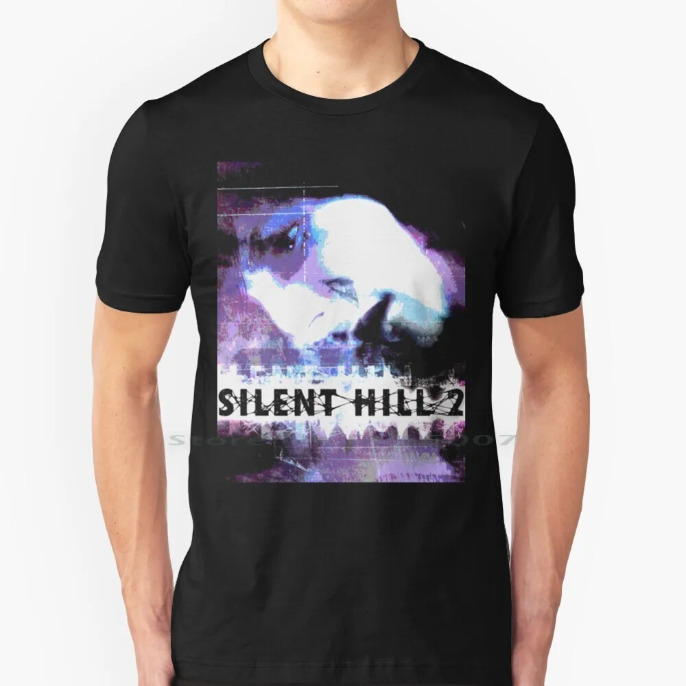 Silent Hill 2 (Nero) T Shirt Cotton 6Xl Silent Hill 2 Survival Horror Videogioco Cult