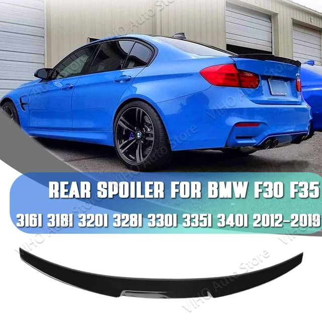 BMW 3 SERIES F30 F80 (M3 M4 V STYLE) REAR BOOT SPOILER GLOSS BLACK