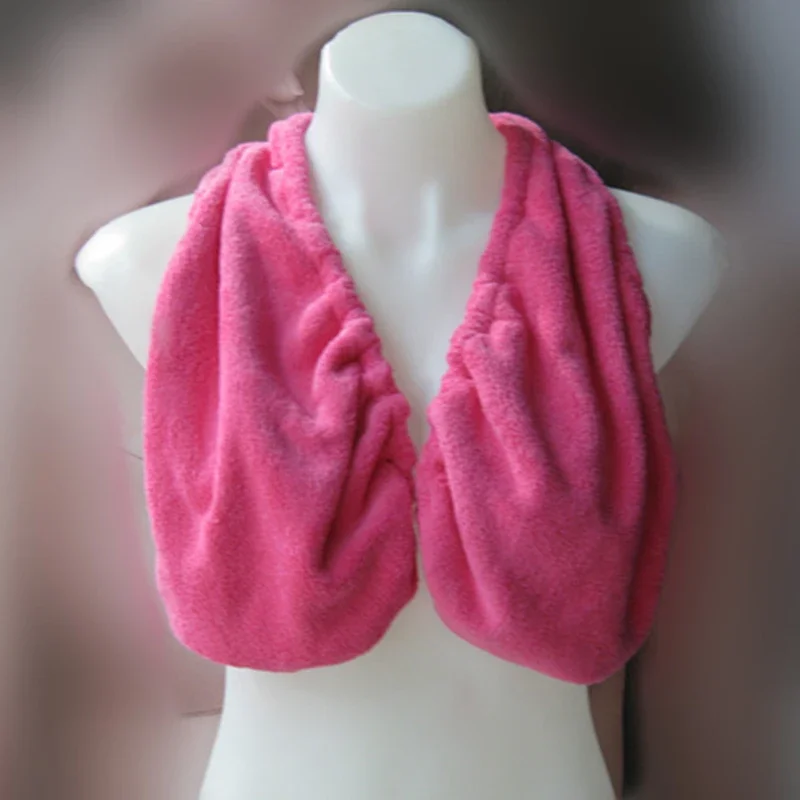New Women Breast-feeding Tube Top Bath Towel Hanging Neck Pink Top Women's Intimates Breathable Sexy Towel Bra Female Underwear