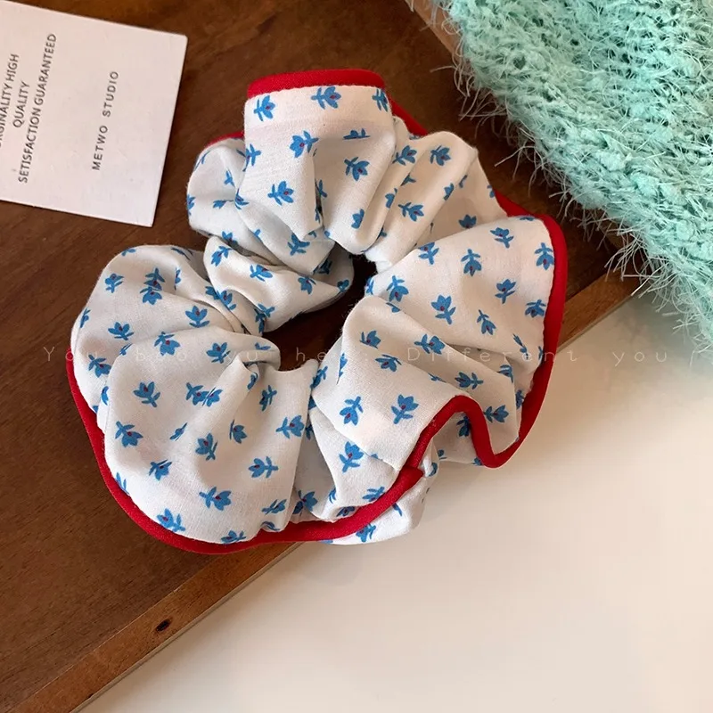 2023 kawaii Plaid Haar gummis Frauen Mädchen Kind niedlichen elastischen Haar Gummibänder Zubehör Krawatte Haar Ring Seil Kopfschmuck Ornament – Detail 19