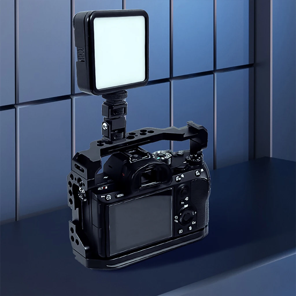 Monitor EVF Stand Holder Cold Shoe Mount for Camera Field Monitor Microphone Hot