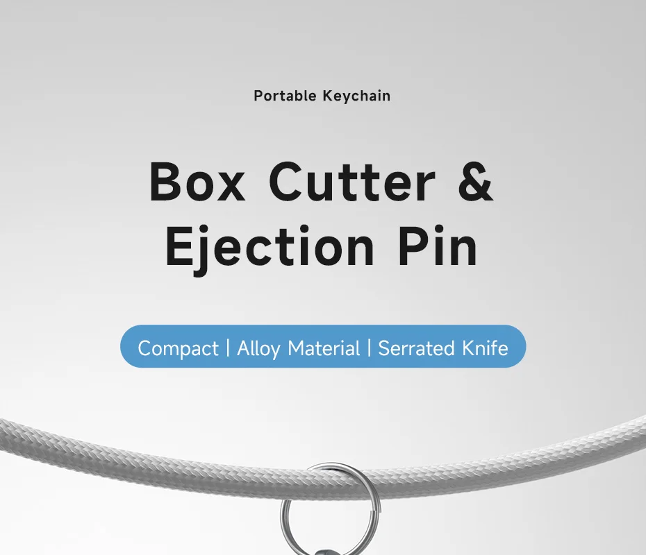 Hagibis Portable Box Cutter & SIM Eject Tool