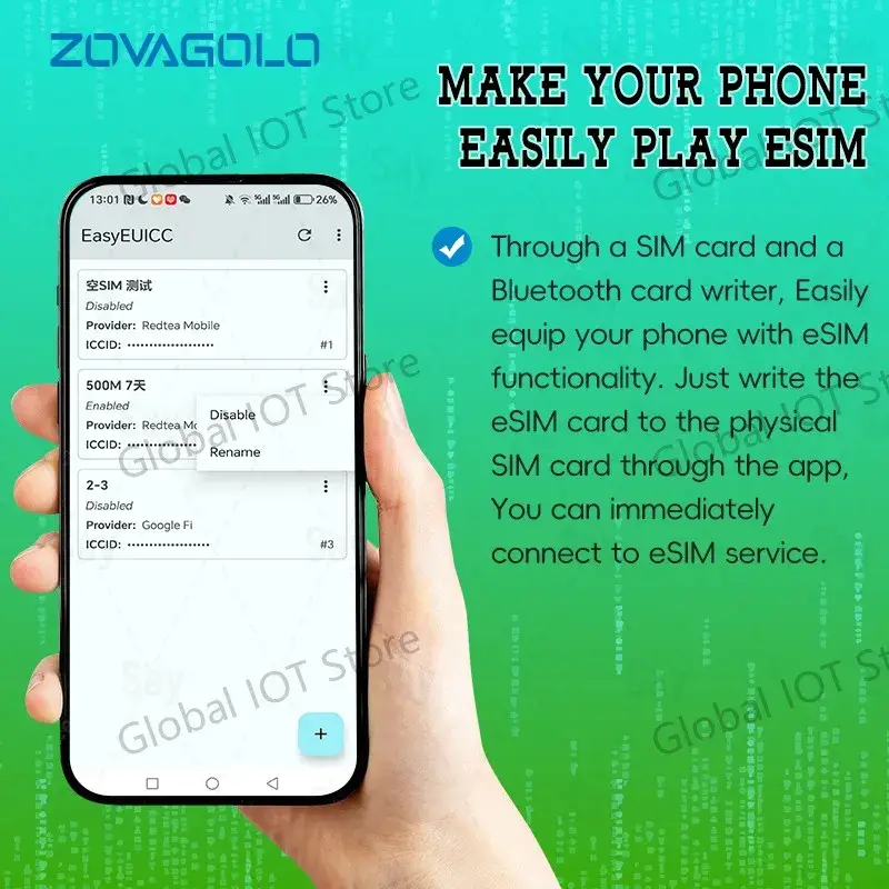 ESIM write card to SIM card can write 10-15 numbers EUICC card reader TYPEC socket compatible with 95% mobile phones/computers - Image 5