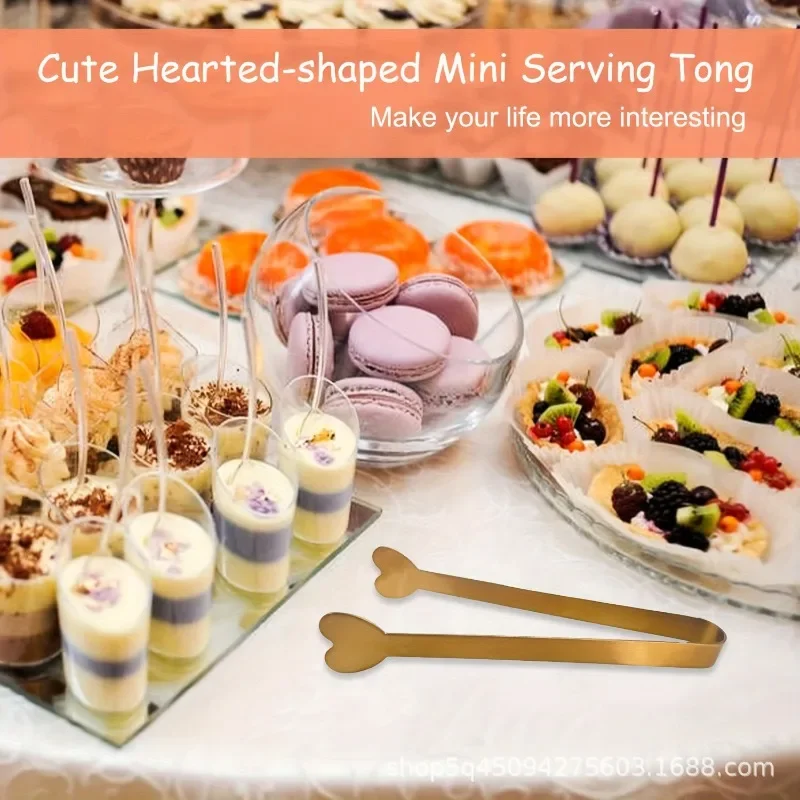 2025 New 4/6PCS Stainless Steel Sugar Cube Clip Coffee Clip Coffee Shop Kitchen Creative Ice Clip Food Clip Rock Sugar Clip