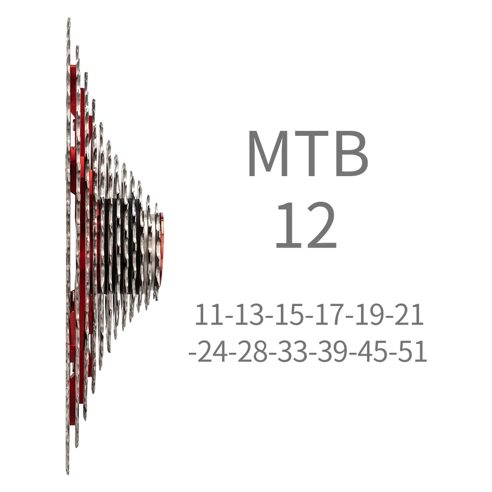 ZTTO MTB 12 Geschwindigkeit 11-46T 11-51T 11-50T 52T HG Kassette 12V Freilauf Gold 12s Breites Verhältnis für M6100 Eagle Fahrrad Mountainbike – Detail 2