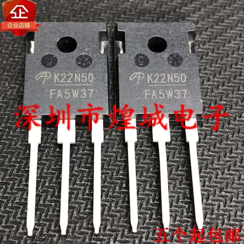 

5 шт. K22N50 AOK22N50 TO-247 500V 22A