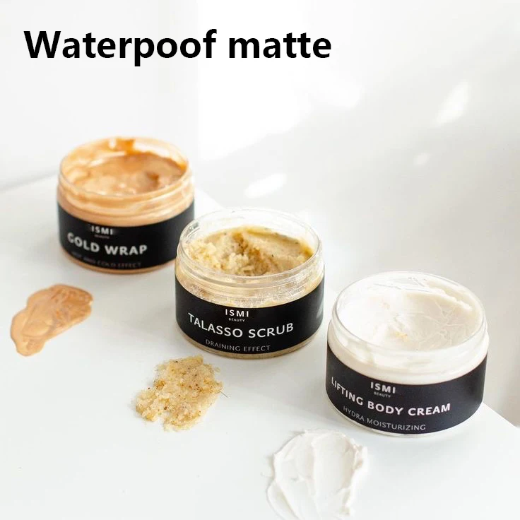 Waterproof Jar Pot Bottle Sticker Personalized Makeup Cosmetics Cream Label Adhesive Skincare Product Packaging DIY