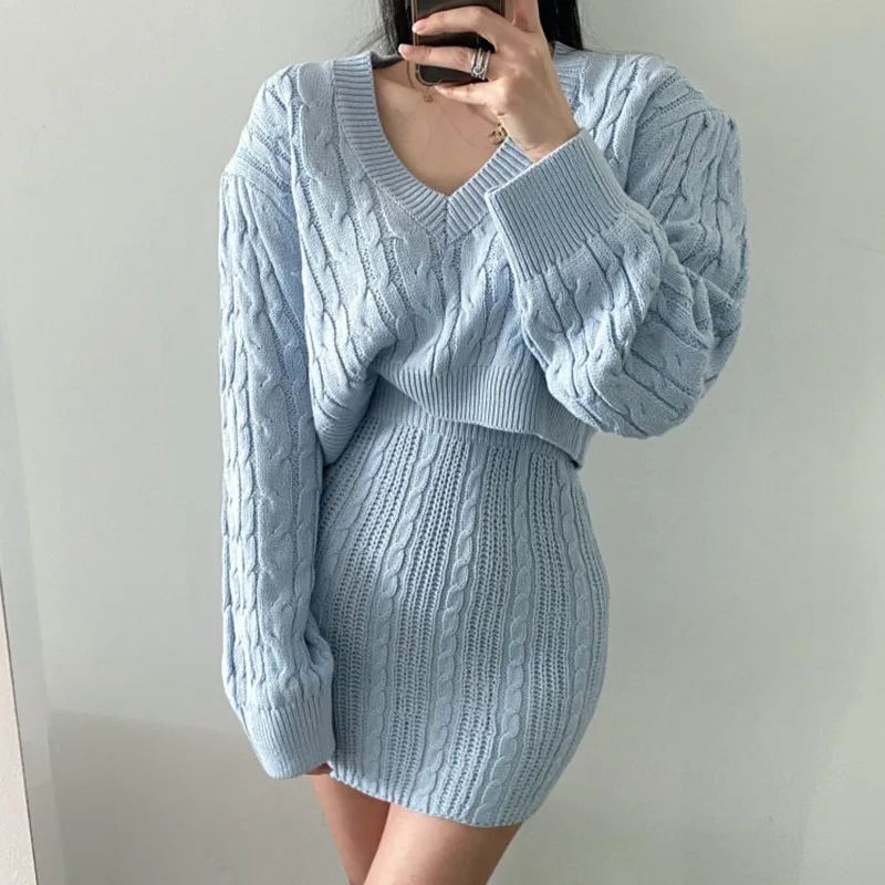 Women Linen V Neck Short Dress