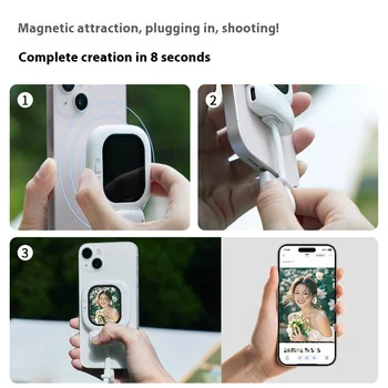 Founist Vlogmate Magnetic Selfie Monitor Bluetooth Remote Control Amoled Screen Portable For Iphone 5-12 13 14 15 16 Accessories 4