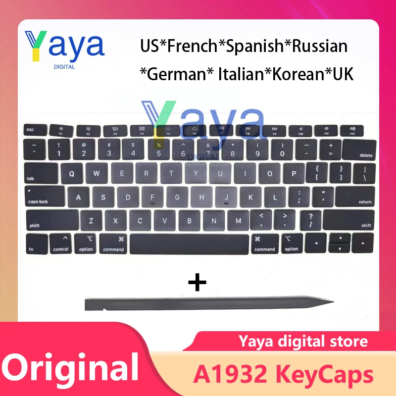 New A1932 Key Keycaps Keys Cap Butterfly Keyboards Repair For Apple