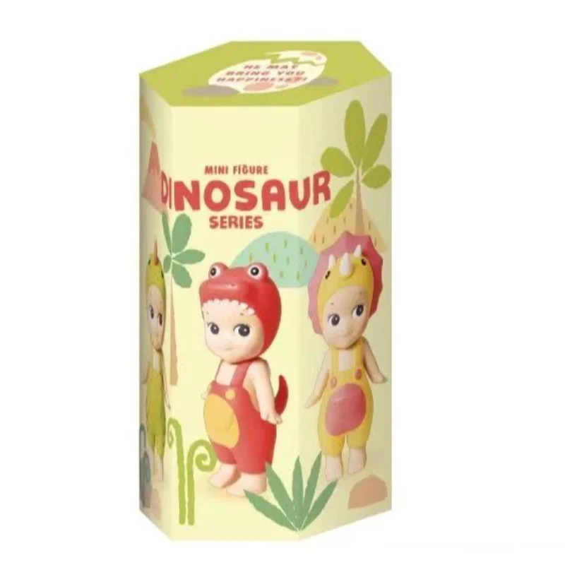 Kawaii Sonny Angeľ Naughty Dinosaur Standing Series Mini Figure Blind Box Trendy Doll Toy Decoration Ornament Children's Gifts