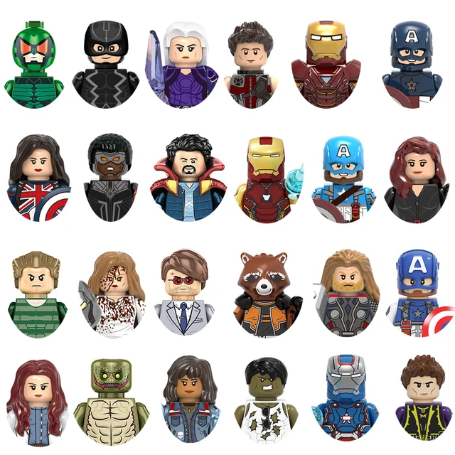 Disney Superhero Building Blocks Toy Thor Jane Foster Moon knight Doctor Strange Mini Homelander Figures Bricks Toys Gift 1
