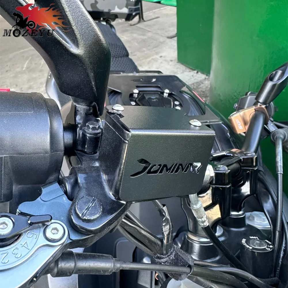 

Motorcycle Accessories For BAJAJ DOMINAR 250/400 Dominar 400 250 All Years Rear Front Brake Fluid Reservoir Cap Guard Protector