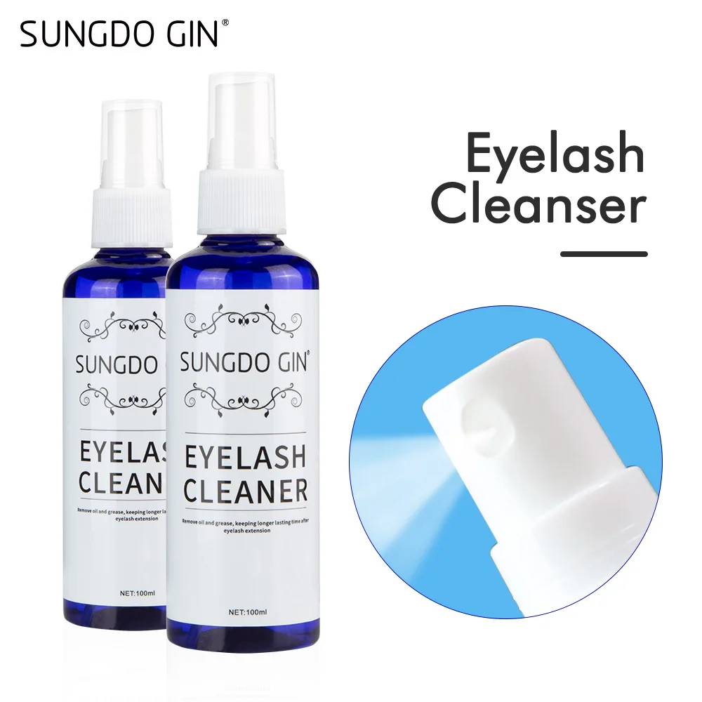

100ml Eyelash Cleaning Liquid False Eyelash Extension Clean Spray Grafting Cleaner Primer Grafting eyelash cleanser Eye care