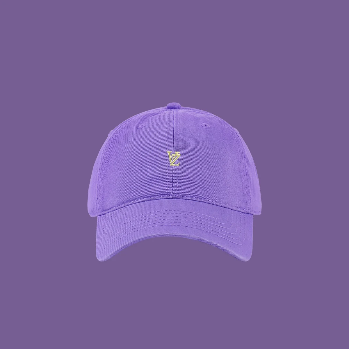 New Fashion Designer Purple Hats Outdoor Sports Baseball Cap Unisex Adjustable Cotton Customized Embroidery Plain Baseball Cap 2