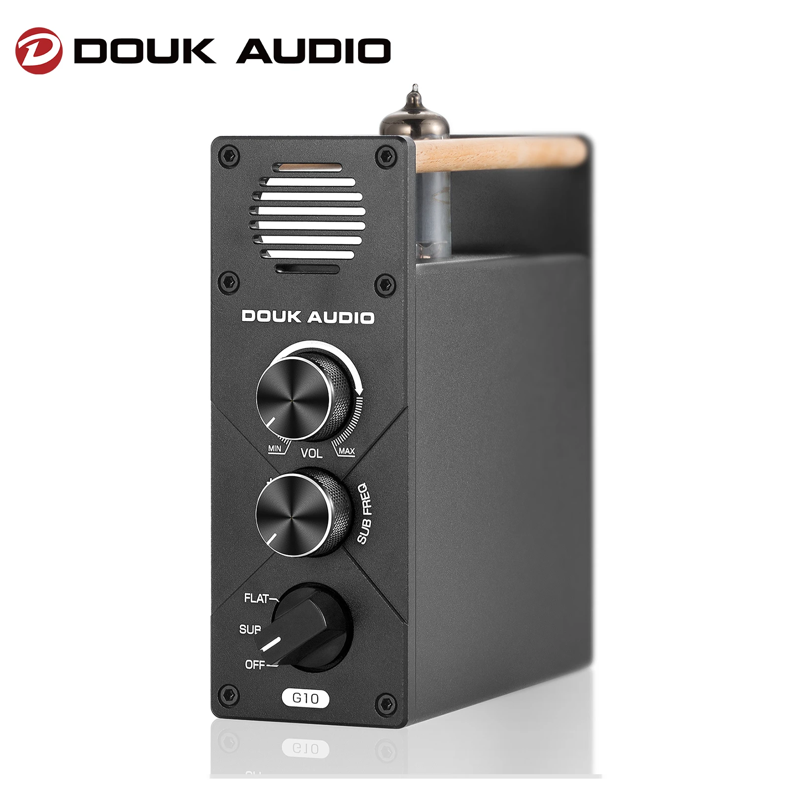 Douk Audio G10 Mini 100W/200W Mono Channel Vacuum Tube Audio Amplifier Full-frequency/Subwoofer Amp