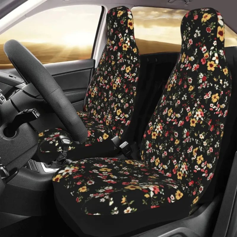

Cute Flower Universal Cover Protector Interior Accessories Suitable For All Kinds Models Car Seat Cushion Fiber Hunting