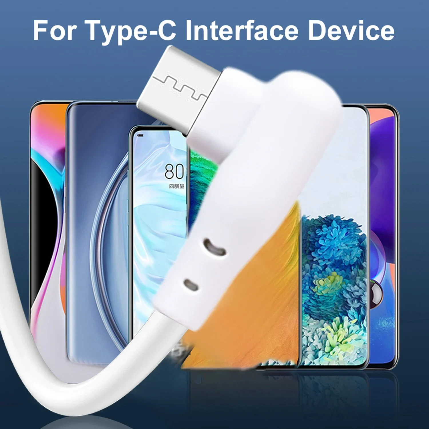 High-Speed 66W 6A USB-C Fast Charging Cable with 90-Degree Elbow Design