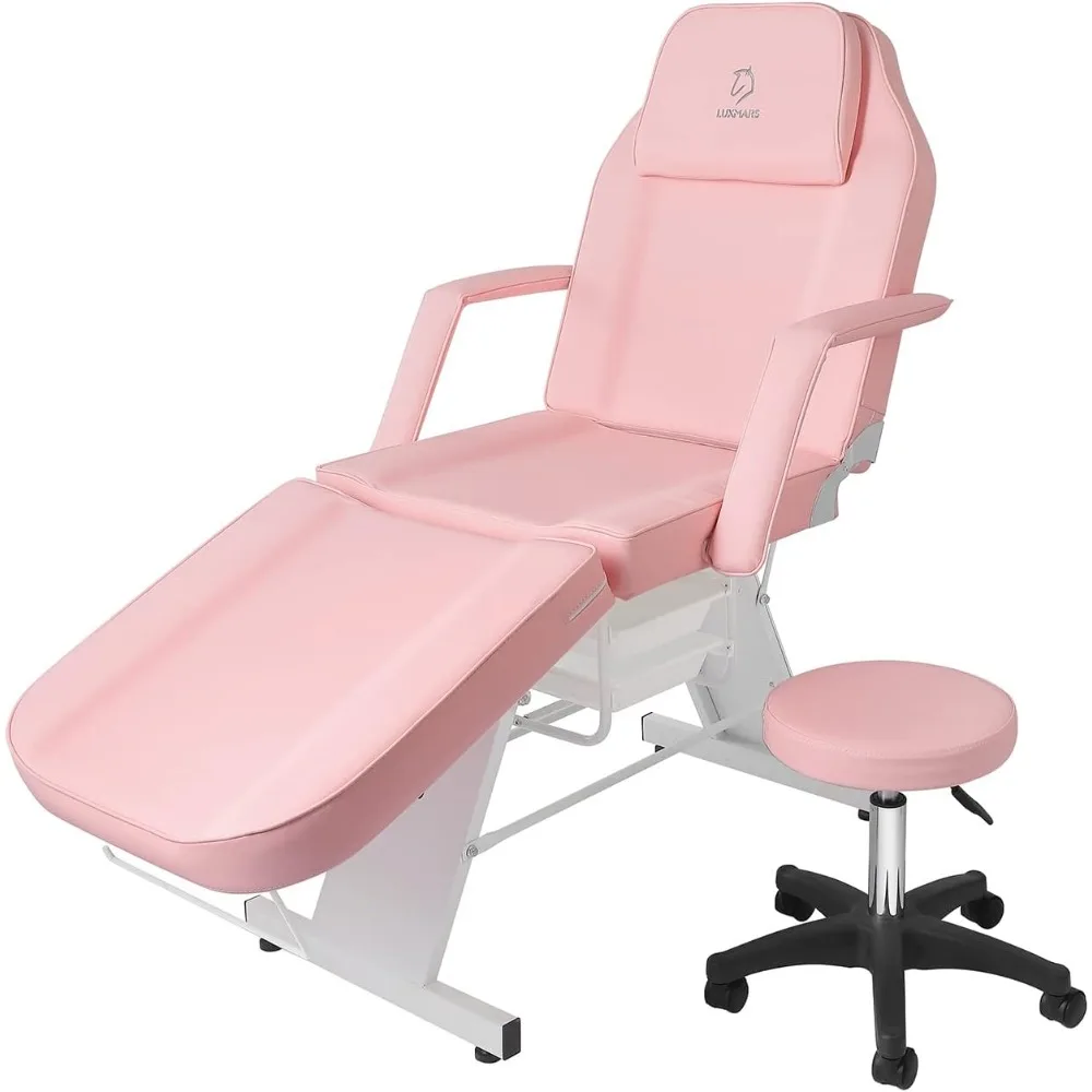 Facial Chair Lash Bed Tattoo Char Massage Table 73in 3-Section Multipurpose Massage Bed Professional Tattoo Table Salon best choice products 71in 3 section multipurpose massage bed spa