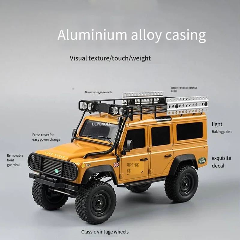 RC Crawler1:18 MN111 Model Land Rover Defender Model 4 Drive Mountain Bike Off-road Climbing RC Remote Control Car for Boys Gift 4