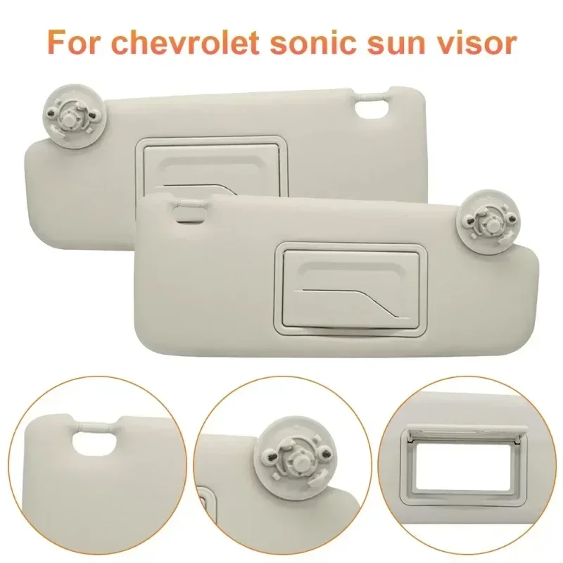 Pare-Soleil Intérieur Voiture Droit - Compatible Chevrolet Sonic, Spark, Cruze, Aveo