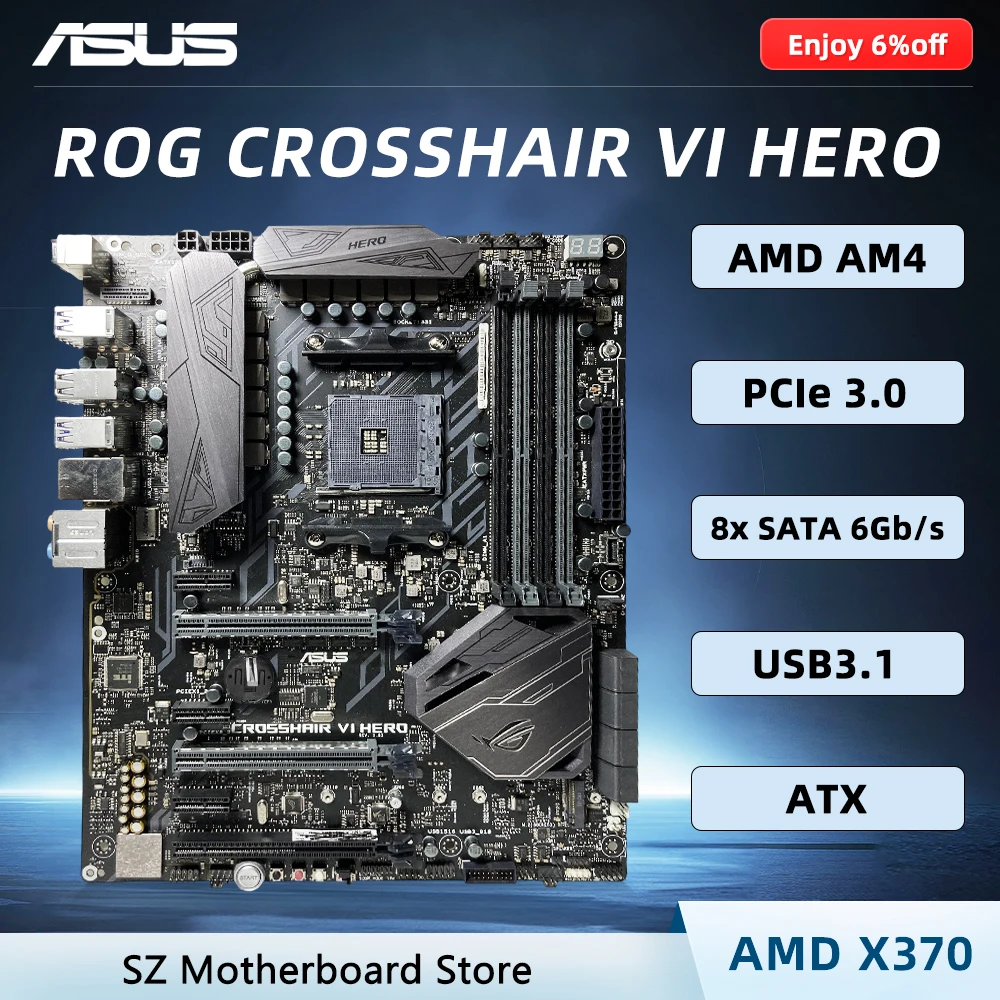 Amd X370 Asus X370 Hero Asus X370 Crosshair VI Hero AMD Ryzen