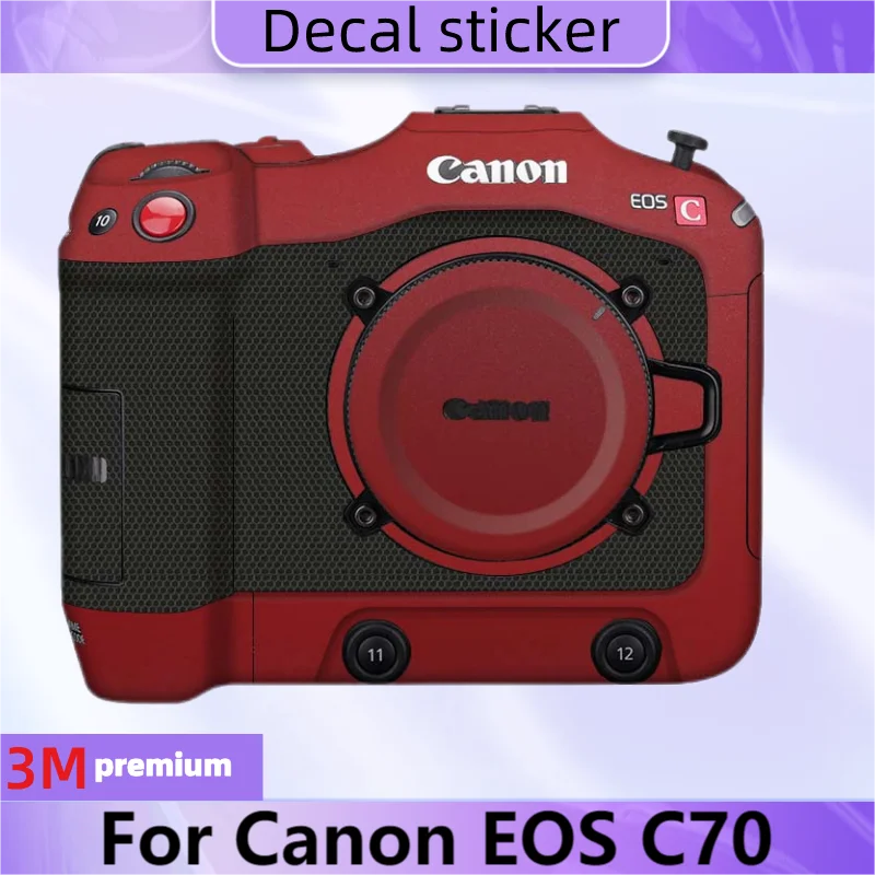 Per Canon Eos C70 Adesivo Per Fotocamera Decalcomania Protettiva Per La Pelle Pellicola Avvolgente In Vinile Cappotto Protettivo Antigraffio Eosc70