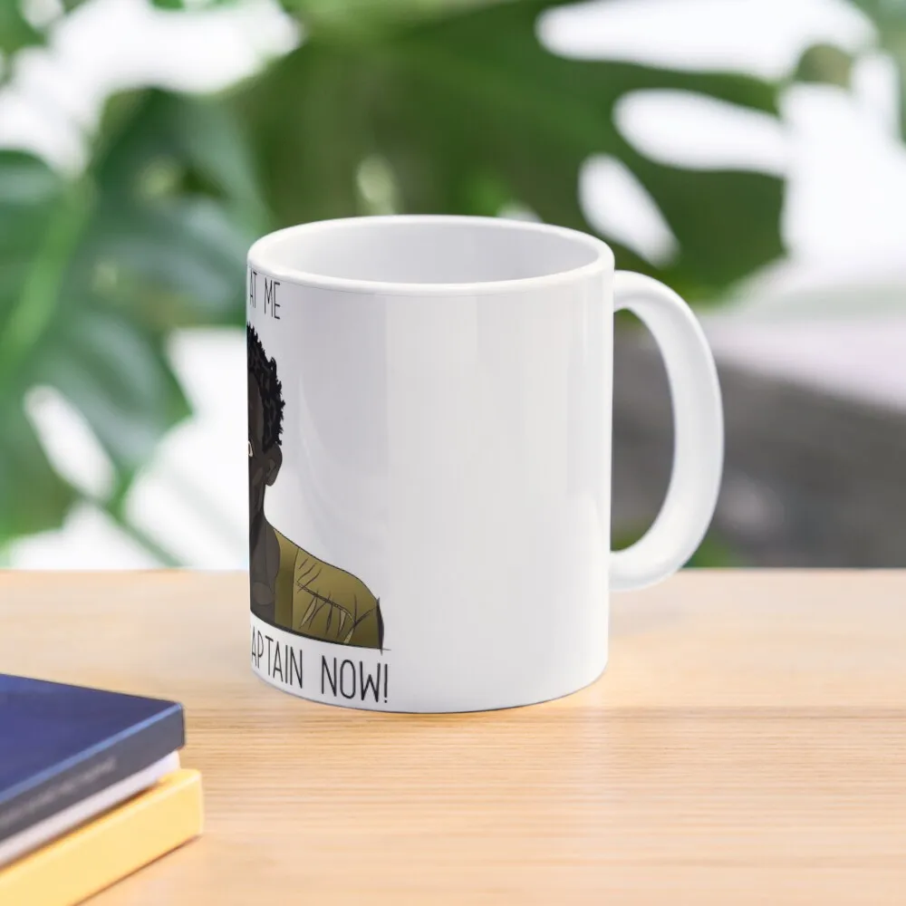 

I Am De Captain Now Coffee Mug Personalized Pottery Cups Mug