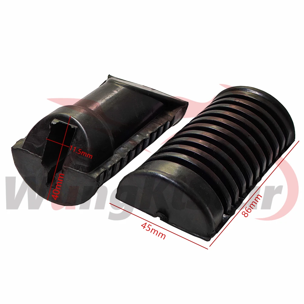 

Foot Peg Rubber Covers Footrest Pedal Nonslip Cover For Honda JH70 Series Suzuki AX100 EN125 JD100 70CC 110CC Quad Pit Dirt Bike
