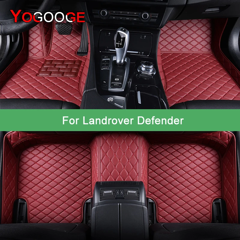 

YOGOOGE пользовательские автомобильные коврики для защиты Landrover, модель на 5 мест, автомобильные коврики, аксессуары для ног