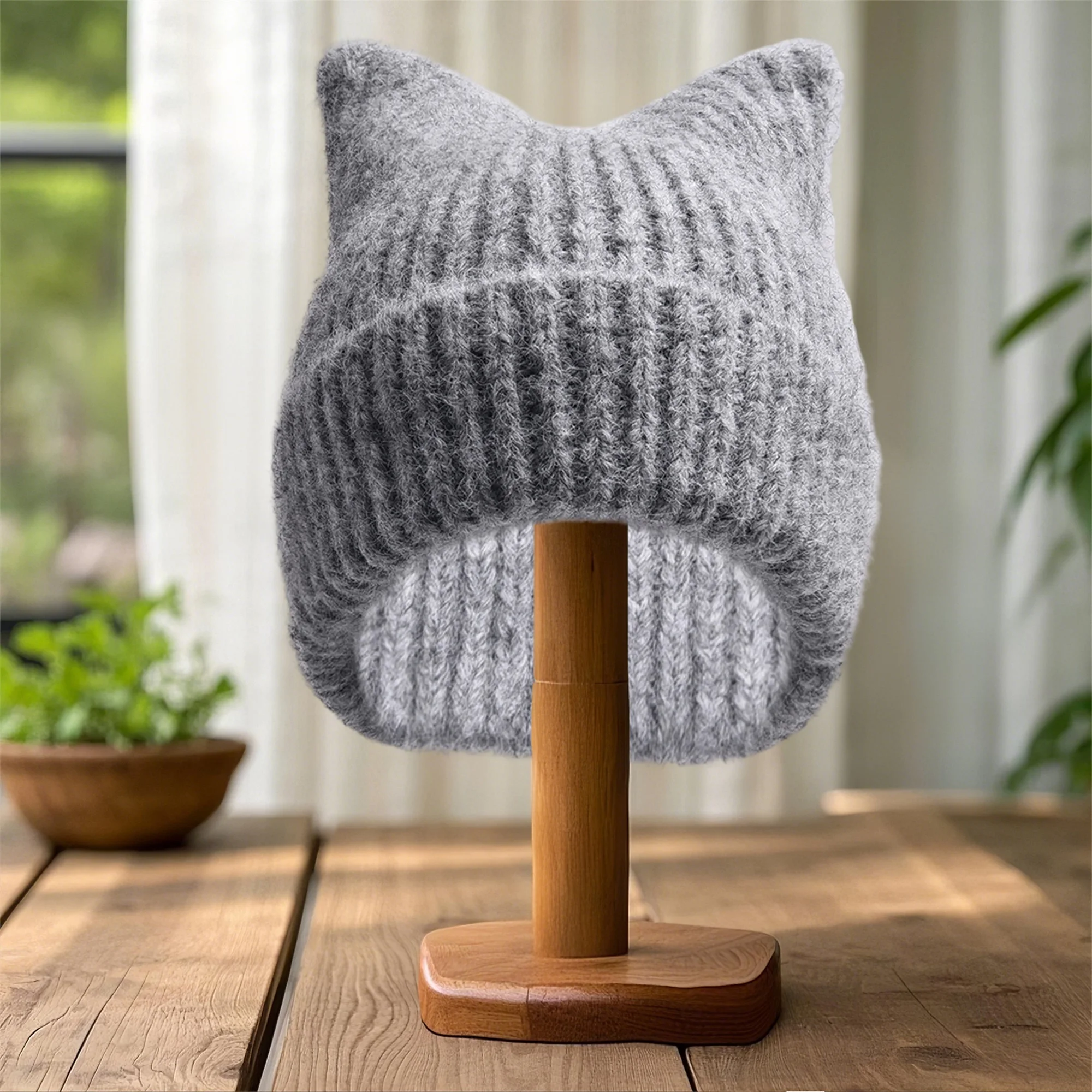 Unisex Winter Scarf Stylish Warm Knit Neck Warmer with Cute Pom Pom Tassels for Men and Women Outdoor Activities