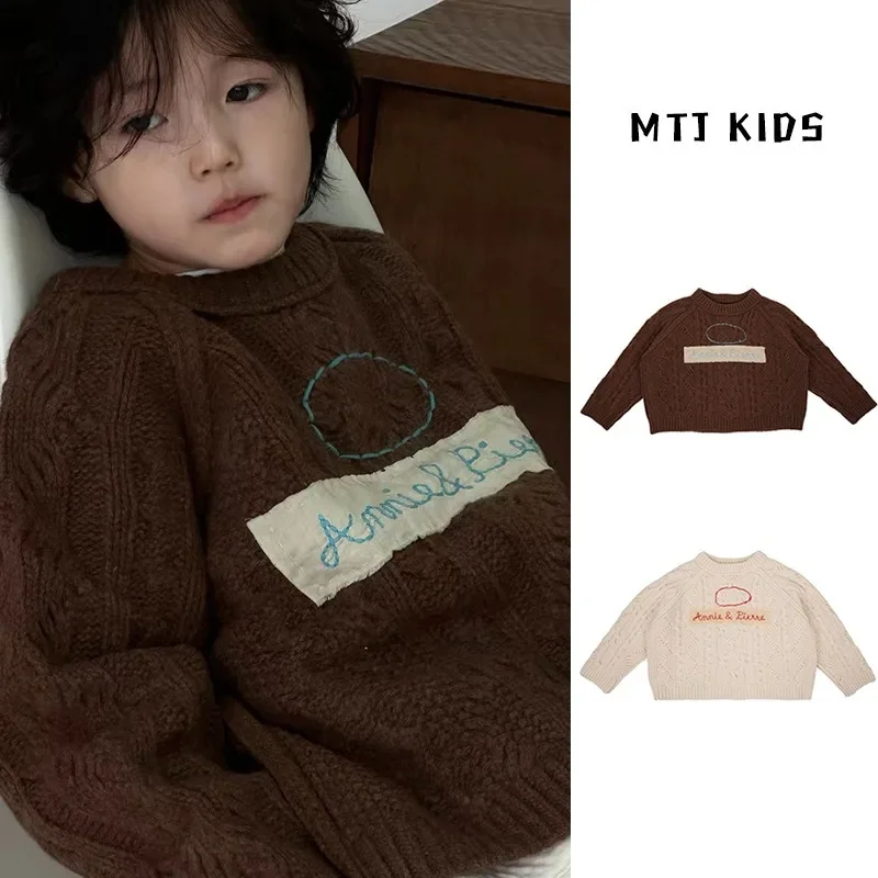 

New Girls One Piece Autumn Winter Plush Sweater Knit Warm Soft Fashion Pullover All-match Outdoor