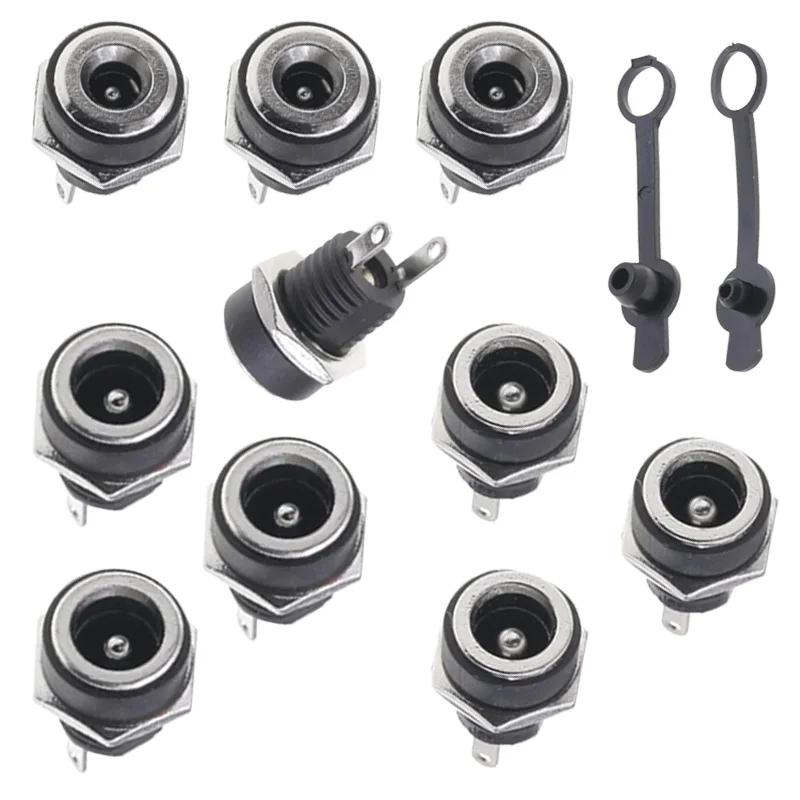 10/50/200Pcs DC-022B DC Power Socket 5.5x2.1/2.5mm Female Socket DC ...