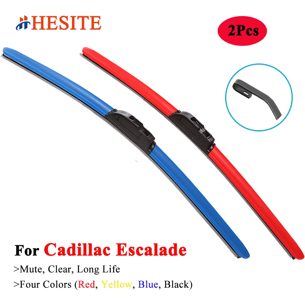 HESITE Colorful Wiper Blades For Cadillac Escalade SUV Pick Up 1998