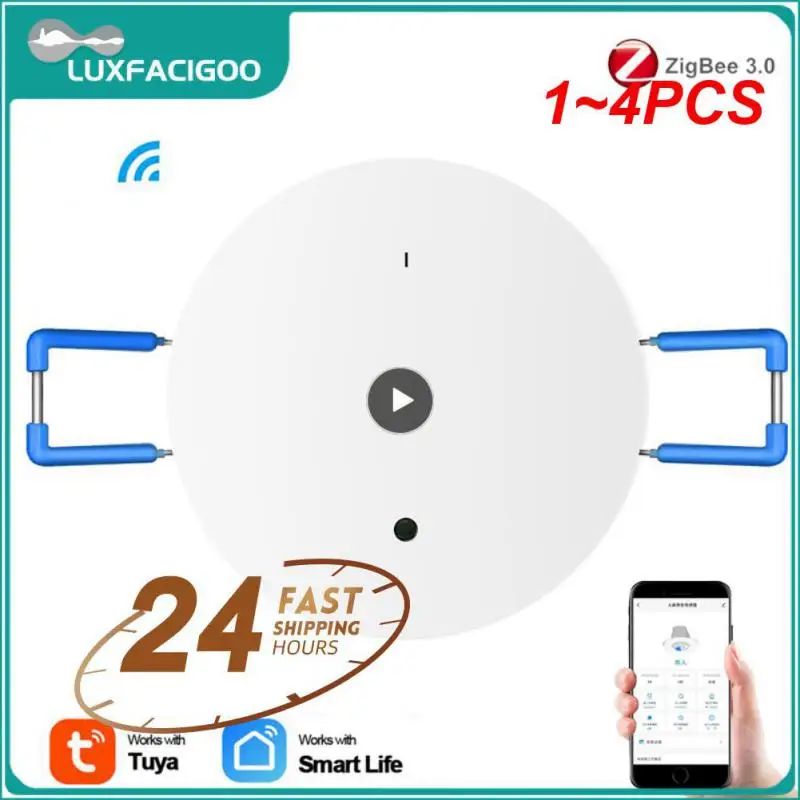 

1~4PCS Tuya Smart Tuya Smart Sonser Human Presence Sensor Ceiling-mounted Mobile App-key Control