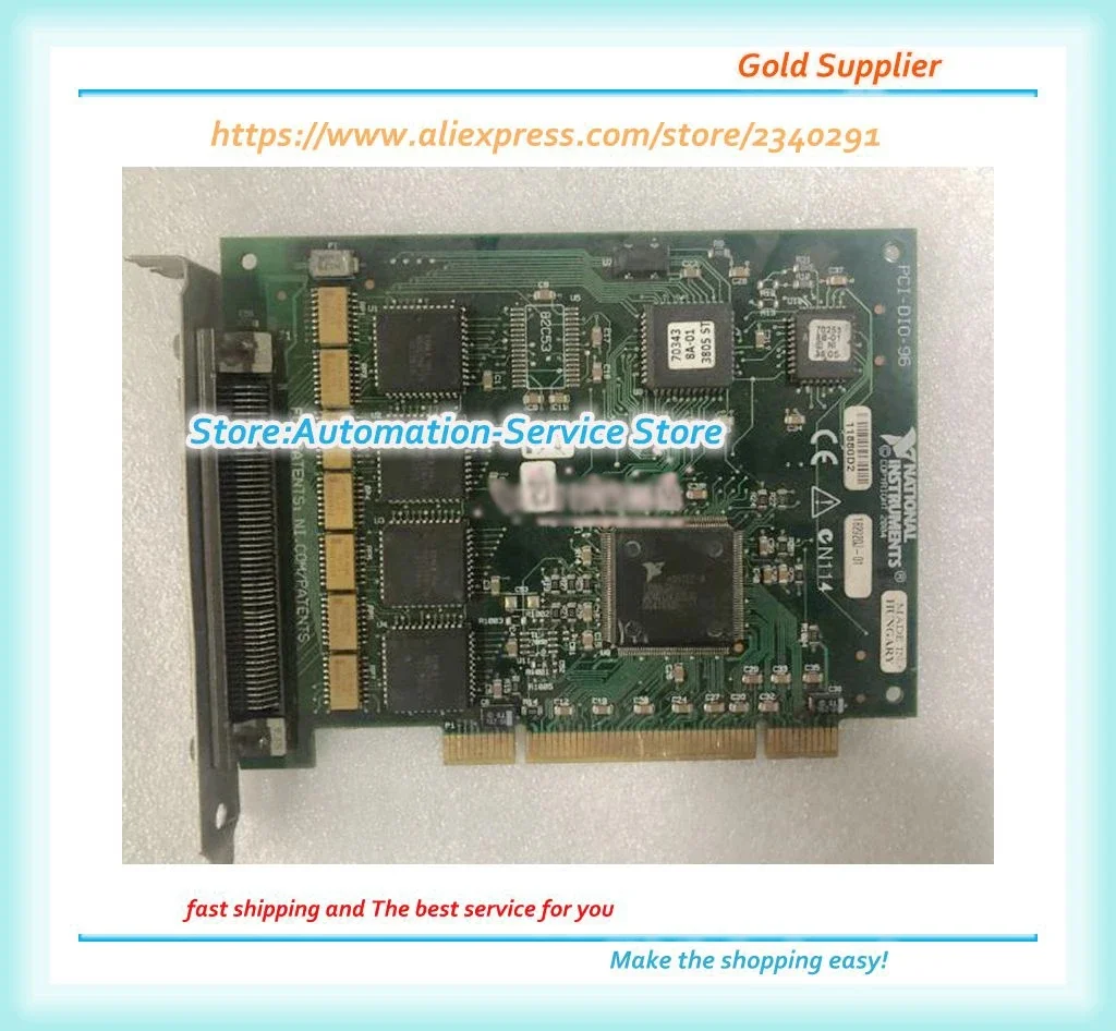 NI PCI-DIO-96 96-channel IO протестирован