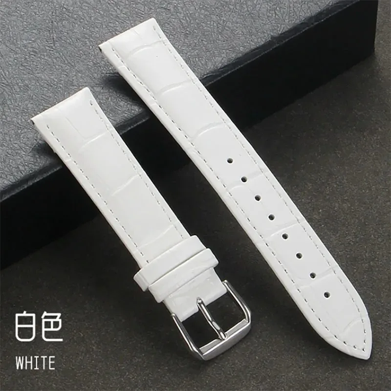 Universal Calfskin Leather Waterproof Sport Bracelet Watch Strap